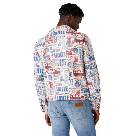 Wrangler Brad Denim Jacket Mens Size M New with Tags - Picture 7 of 7